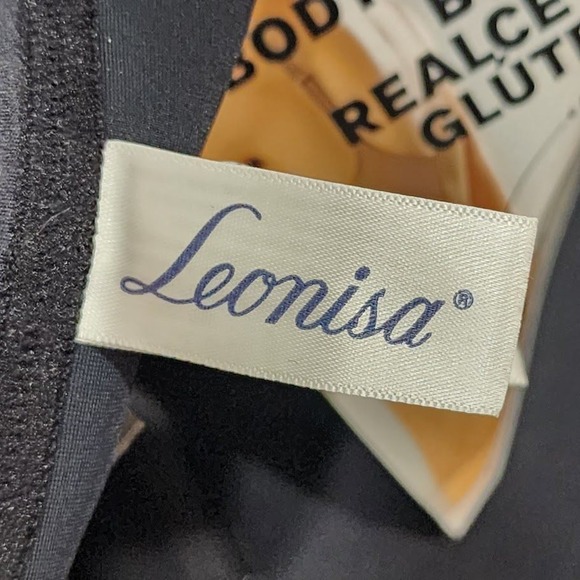 Leonisa PowerSlim Open Bust Boyshort Body Shaper Black Size 3X - Picture 8 of 11